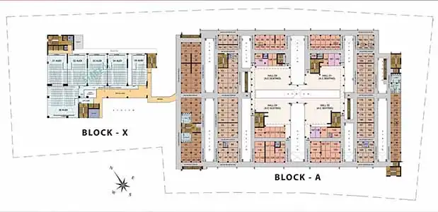 Gaur World Smartstreet kiosks Floor Plan