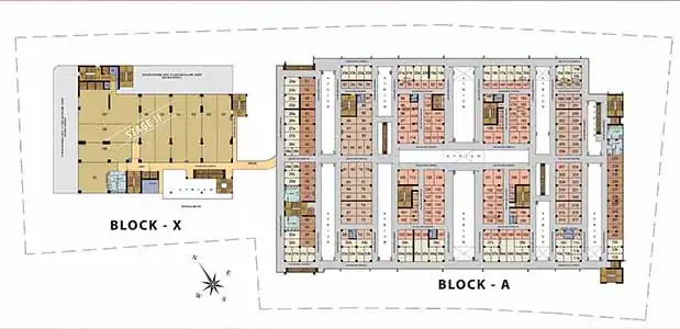 Gaur World Smartstreet Noida Extension Floor Plan