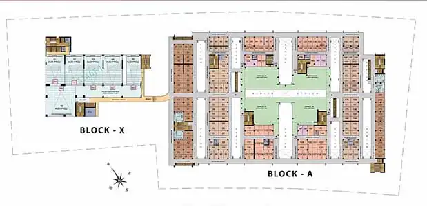 Gaur World Smartstreet Retail Shops Floor Plan