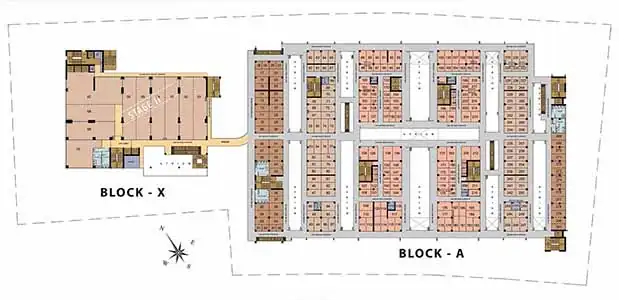 Gaur World Smartstreet Greater Noida West Floor Plan